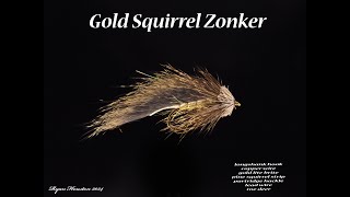 TYING THE GOLD SQUIRREL ZONKER WITH RYAN HOUSTON [upl. by Lotsirk]