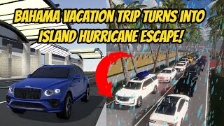 Greenville Wisc Roblox l Bahama Plane Vacation Island HURRICANE STORM FLOOD Roleplay [upl. by Shanley]