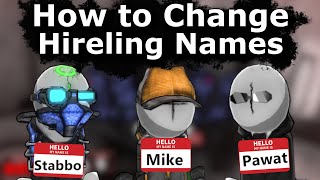 Madness Project Nexus  How to Change Hireling Names [upl. by Nnylirak]