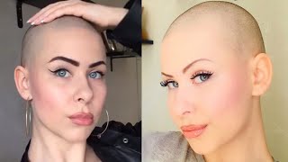 Bold And Beautiful Latest Headshave Trends For Women In 2023 Watch These Stunning Transformations [upl. by Leahkim936]