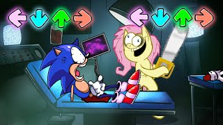 Friday Night Funkin  Sonic Vs Shed Elements Of Insanity FNF Mod [upl. by Eiralav]