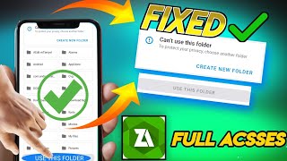 How to fix cant use this folder Problem  Obb File access  Acces data Obb File by Zarchivar 2024 [upl. by Schafer]