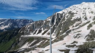 Windpark Gotthardpass  5 x Enercon E92 Turbinen [upl. by Annovahs380]