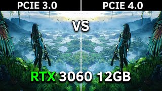 PCIe 30 vs PCIe 40  GeForce RTX 3060 12GB  Test In 12 Games [upl. by Caia]