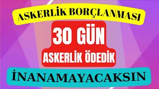 Askerlik Borçlanması 30 Gün Taban sgk eyt memur bağkur [upl. by Atnwahsal]