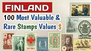 Most Expensive Stamps Of Finland  Finnish Stamps Value  Old Stamps Worth Money [upl. by Antoinette958]