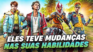 MUDANÇAS NAS HABILIDADES DO TATSUYA NAIRI ÁLVARO E WUKONG NA PRÓXIMA ATUALIZAÇÃO DO FREE FIRE [upl. by Aziaf]