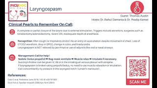 Acute Management of Laryngospasm [upl. by Enitsirhc460]