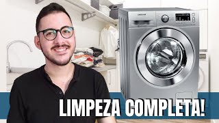 LIMPANDO A LAVA E SECA SAMSUNG 11KG ECO BUBBLE [upl. by Leksehc596]