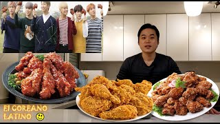 RECETA POLLO COREANO FÁCIL RÁPIDO Y DELICIOSO  HAZLO EN CASA LO QUE COME BTS [upl. by Raman]