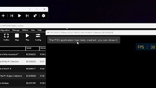 The PS3 application has likely crashed you can close it [upl. by Amble]