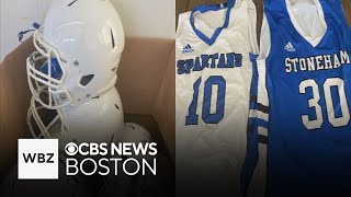 Stoneham athletic gear missing from high school after alumni event [upl. by Yniffit]