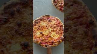 Thin crust pizza on a Baking Steel [upl. by Quillon]