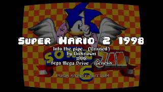 Into the pipe Unused  Super Mario 2 1998 [upl. by Ahsyle]