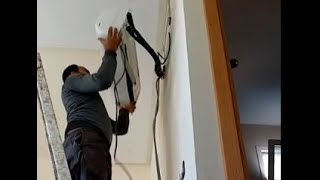 طريقة تركيب المكيف Comment installer un climatiseur [upl. by Latrena265]