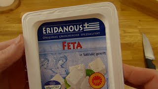 Lidl  Eridanous Feta Cheese 200g [upl. by Aileek388]