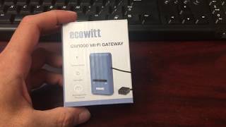 Ecowitt GW 1000 WiFi Gateway  Random Reviews [upl. by Hewie67]