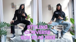 HOW I STYLE CONVERSE RUN STAR HIKE [upl. by Wimsatt13]