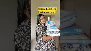 Cotton bedsheet setনিচে link 👇￼ minivlog newvideo flipkart [upl. by Frech863]