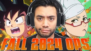 Ranking THE BEST Fall 2024 Anime Openings [upl. by Aurelius]