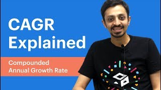 CAGR Compounded Annual Growth Rate Explained  Concept amp Calculation [upl. by Yticilef]