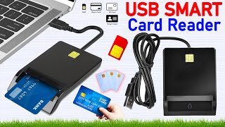 Compact Smart Card ReaderWriter USB20  Sim Card Reader Chip ID IC  Watch This Before Buying [upl. by Nylesaj]