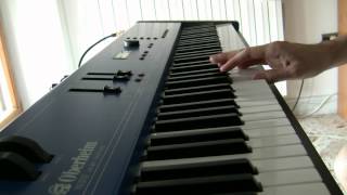 Rammstein  Sonne Live version only on keyboard with all original samples Oberheim MC 1000 [upl. by Enyleuqcaj]