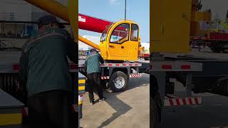 Export model heavyduty 5ton crane Isuzu 120 horsepower crane manufacturer [upl. by Curtice]