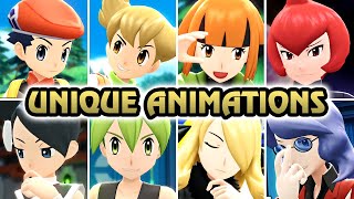 Pokémon Brilliant Diamond amp Shining Pearl  All Special Trainer Animation HQ [upl. by Arod]