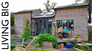 UK Actors Spectacular Tiny Home On London Outskirts [upl. by Ecirtac625]