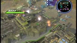 Halo Wars Strategy  Brute Chieftain Infantry Assault Part 2 [upl. by Llemar]