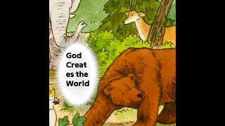 God Creates the WorldRead Aloud Books bible cartoon story abcd english reels new viralvideo [upl. by Miki529]