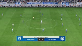 FC Magdeburg vs Schalke 25082024 2 Bundesliga EA FC 24 [upl. by Wahkuna283]