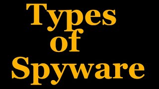 Types of Spyware [upl. by Rhiana906]