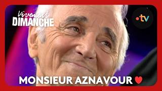 Charles Aznavour  nos plus beaux souvenirs sur le plateau de Vivement Dimanche [upl. by Gaiser656]