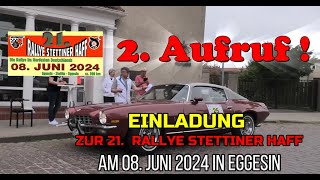 2 Aufruf zur 21 Rallye Stettiner Haff am 08 Juni 2024 [upl. by Nnyroc]