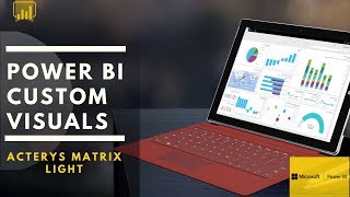 Power BI Custom Visuals Acterys Matrix Light [upl. by Mini147]