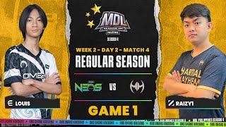 MDL PH S4  W4D2  OMGN VS MM  GAME 1 [upl. by Armanda358]