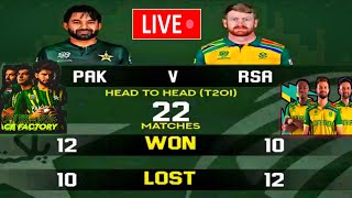 Pak vs Sa head to head live 1st t20 2024  pak vs sa match today [upl. by Nrubua603]