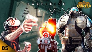 Blown Away By A Combine Heavy  HALF LIFE ALYX Playthrough  EP 05 [upl. by Ayadahs215]