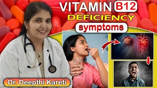 VITAMIN B12 Deficiency Effects in Telugu  Dr Deepthi Kareti [upl. by Sidnee]