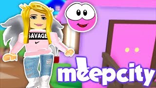 BUYING A PET IN MEEP CITY Roblox WLeah [upl. by Efrem]