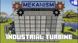 MEKANISM 1122  INDUSTRIAL TURBINE TUTORIAL PARTE 6  MINECRAFT MOD [upl. by Dlarrej227]