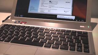 Sony VAIO YB 116quot ultrathin notebook with AMD Fusion [upl. by Algy]