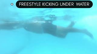 slow moves in freestyle swimming Kicking under Deep Water [upl. by Florrie800]