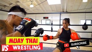 Muay Thai vs Wrestling The Striking vs Grappling Matchup [upl. by Airreis]