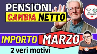 INPS⚠️ PENSIONI MARZO 2024 ➡ CAMBIO IMPORTI NETTI DETTAGLIO CEDOLINO NOVITà AUMENTI IRPEF INVALIDI [upl. by Graeme]