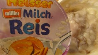 Müller  Rice Pudding Plum amp Cinnamon  Mich Reis Pflaume amp Zimt [upl. by Erick]