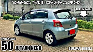 HARGA TOYOTA YARIS BEKAS MURAH 50 JUTAAN MASIH BISA NEGO BURUAN DIBELI GAN [upl. by Aissac]