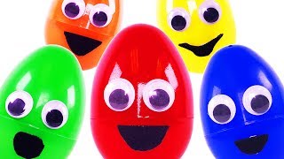 Learn Colors Surprise Eggs 3D Cartoon for Children  Video for Kids  Teach Colours amp Numbers Songs [upl. by Sher904]